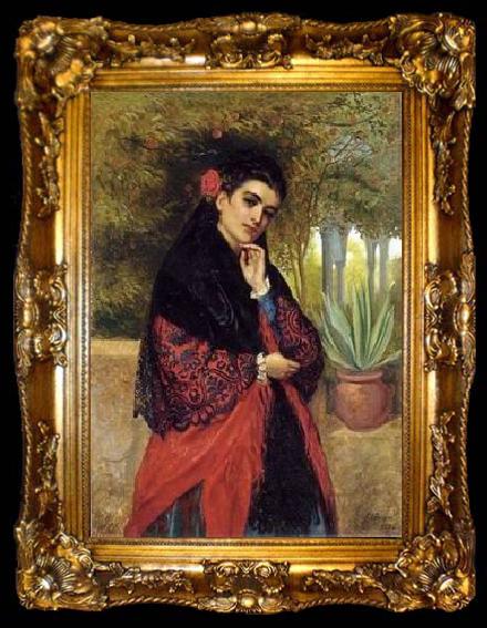 framed  unknow artist Arab or Arabic people and life. Orientalism oil paintings 584, ta009-2